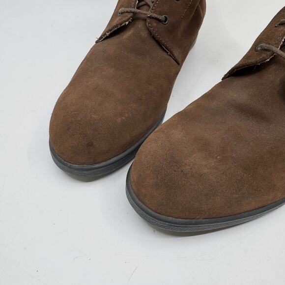 FRATELLI ROSSETTI Chocolate Brown Suede Knee-High Riding Boots - Picture 6 of 13